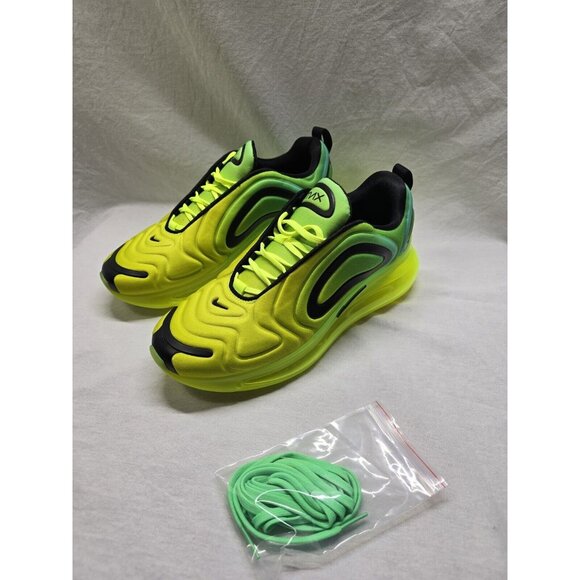 Size 8.5 - Nike Air Max 720 Volt Green Color: Volt/Green/Black/Bordeaux 2019 - Picture 1 of 12